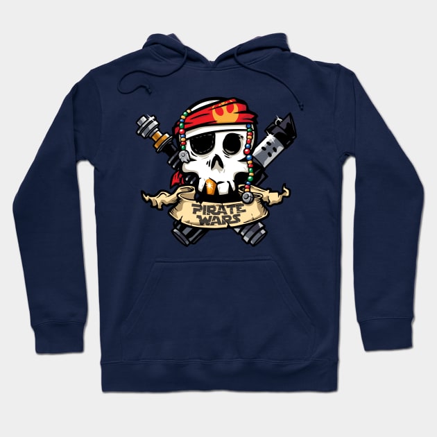 Pirate Wars Hoodie by djkopet